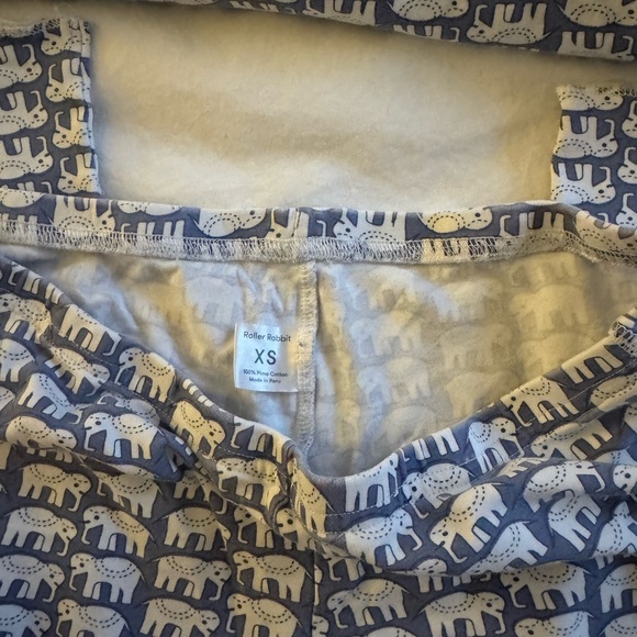 Women's Blue Elephant Hathi Print Pajama Set - Picture 5 of 6